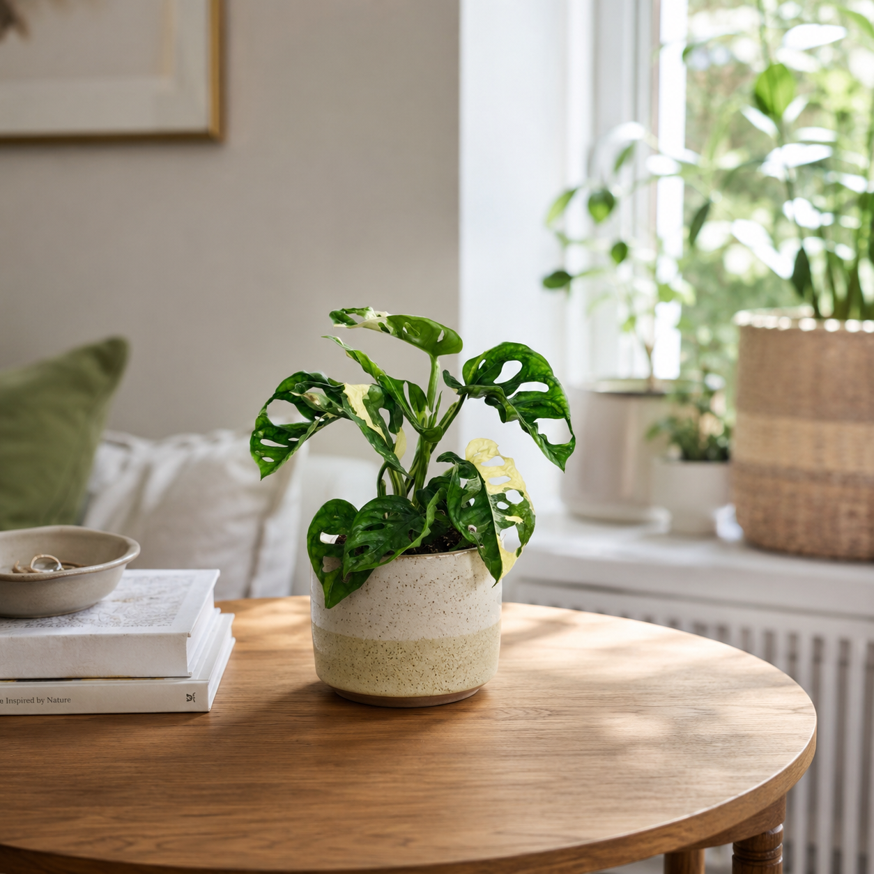 Monstera Adansonii Variegated 12cm Houseplant